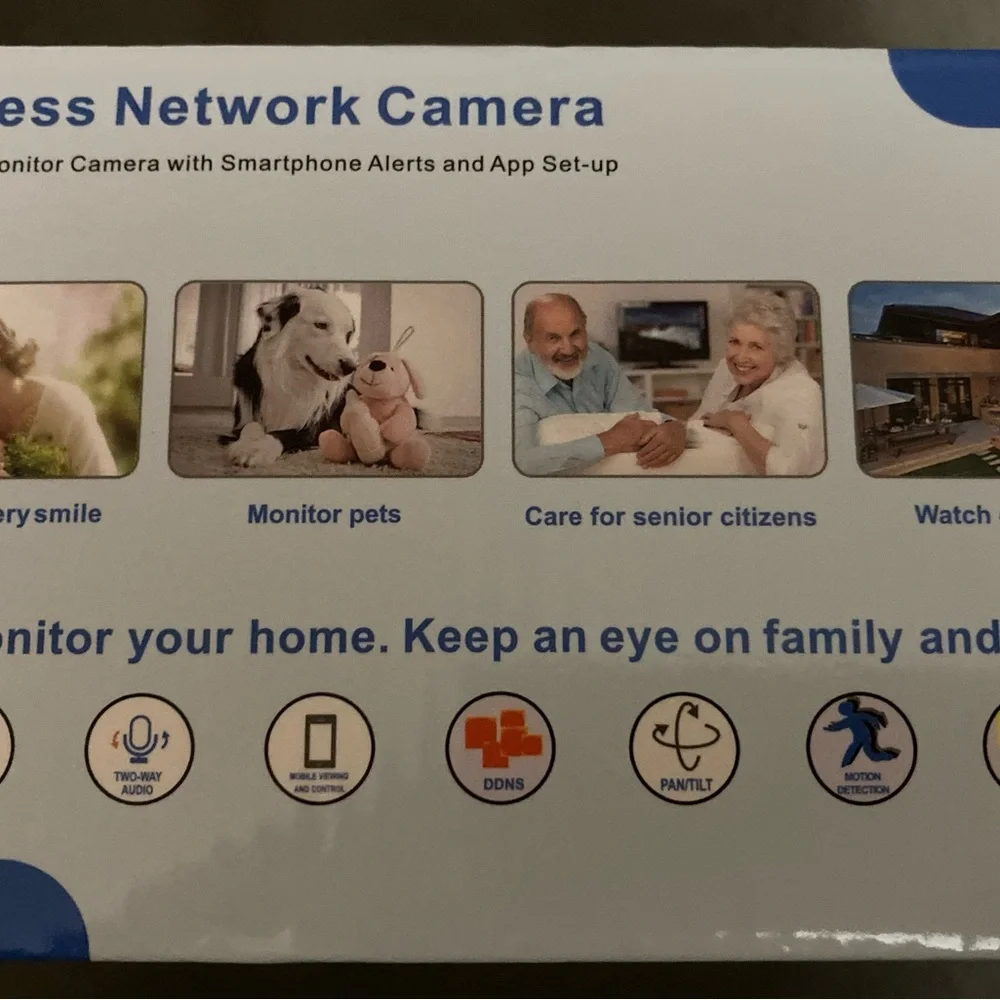 New Wireless Network Surveillance Smart Camera Home Monitor